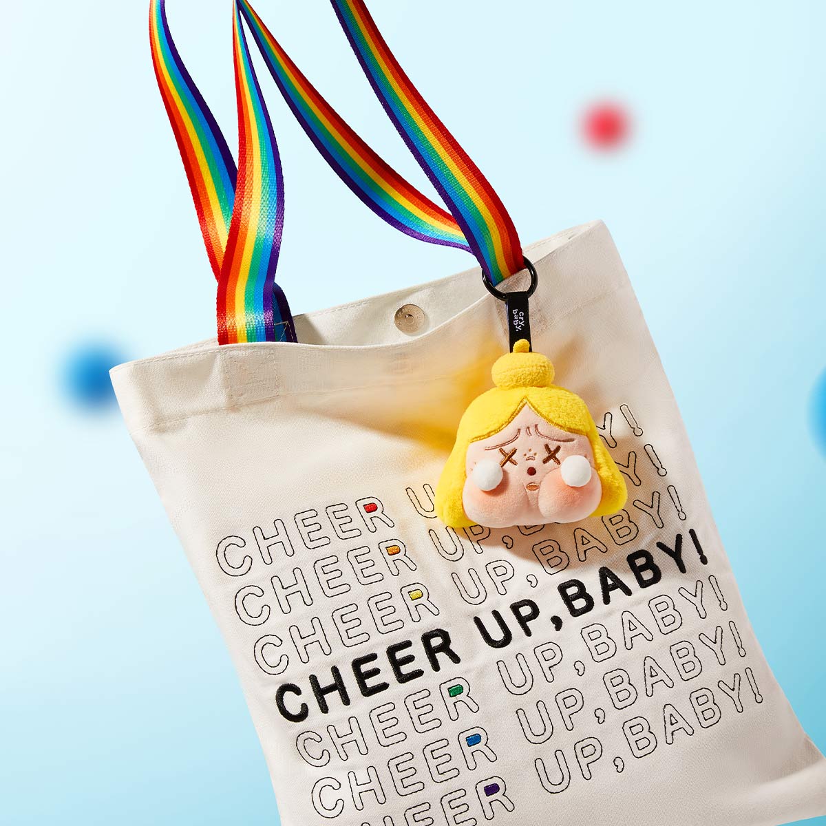 POP MART CRYBABY CHEER UP, BABY !SERIES-Plush Pendant Blind Box (Whole Set)