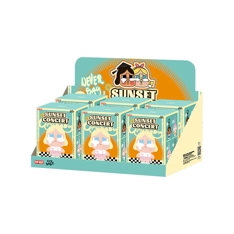 Pop Mart Cry Baby Sunset Concert Plush Pendant Blind Box (Whole Set)