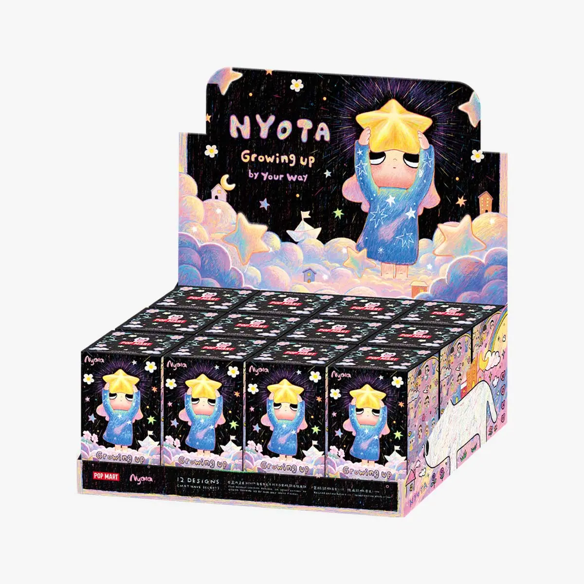 POP MART Nyota Growing up by Your Way Series Figures Blind Box (Whole Set)