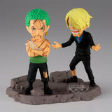 PRE ORDER World Collectable Figure Log Stories One Piece - Roronoa Zoro & Sanji "... NOTHING ... AT ALL!!"