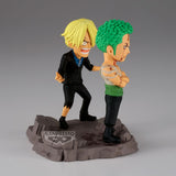 PRE ORDER World Collectable Figure Log Stories One Piece - Roronoa Zoro & Sanji "... NOTHING ... AT ALL!!"