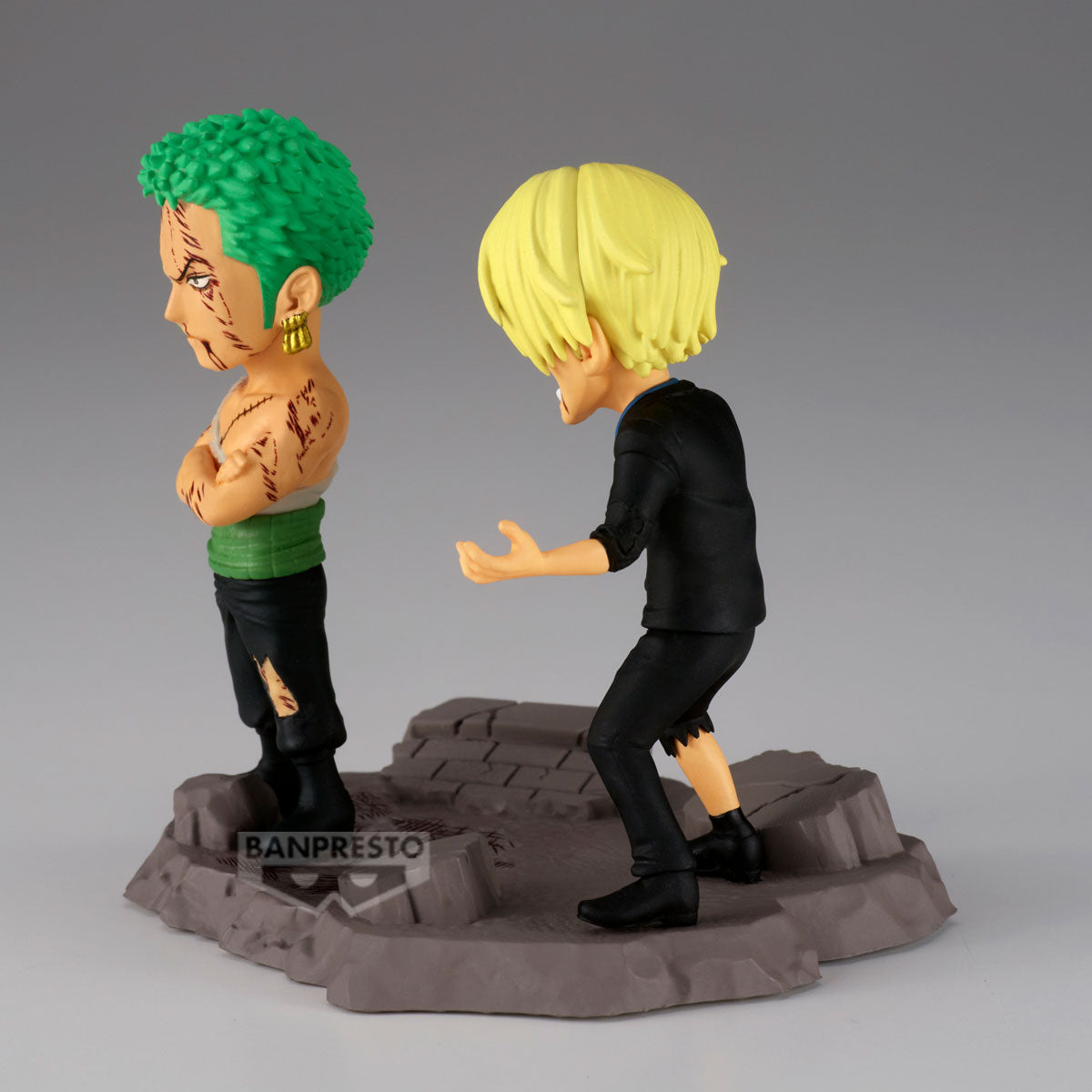 World Collectable Figure Log Stories One Piece - Roronoa Zoro & Sanji "... NOTHING ... AT ALL!!"