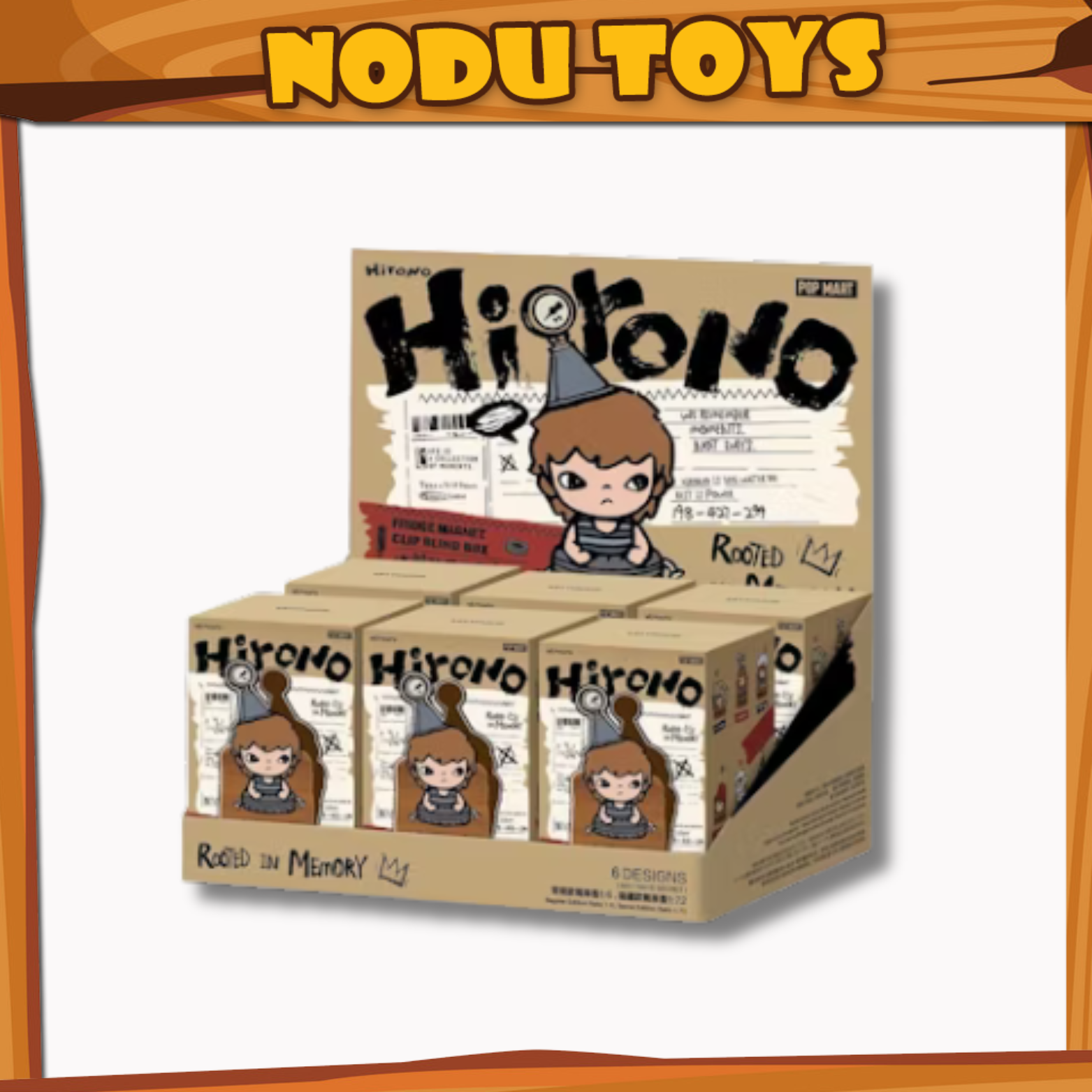 POP MART Hirono rooted in memory - fridge magnet clip (Whole Set)