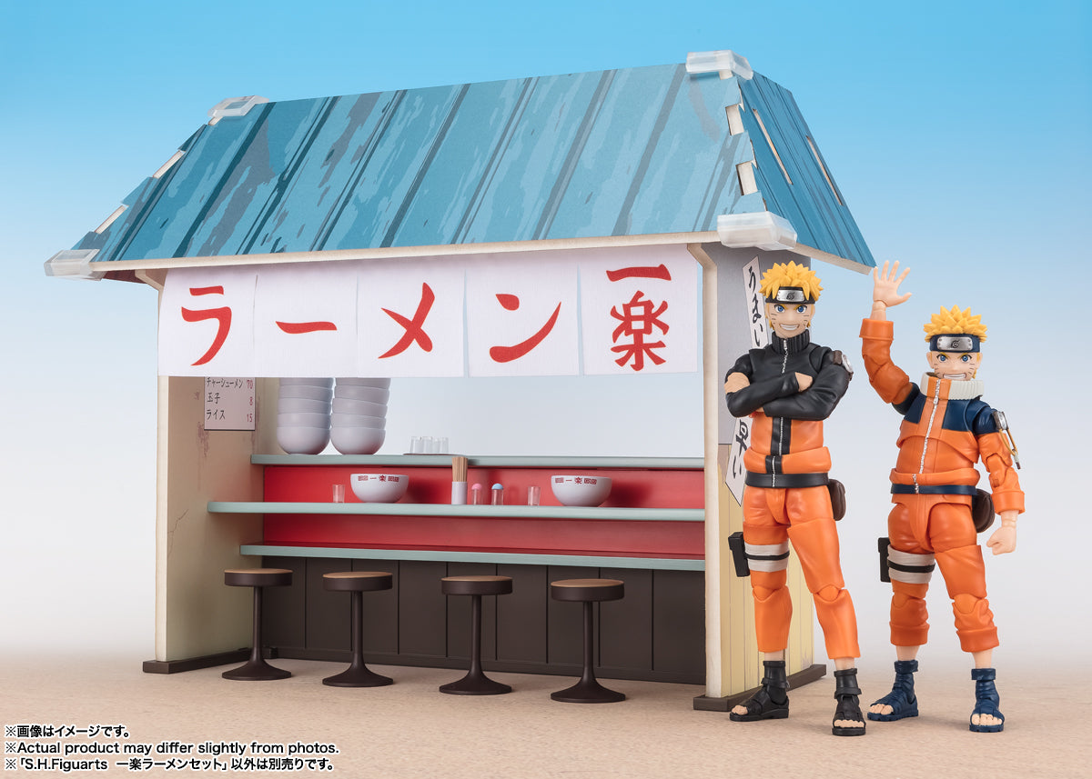 S.H.Figuarts Naruto Shipuuden - ICHIRAKU RAMEN SET -