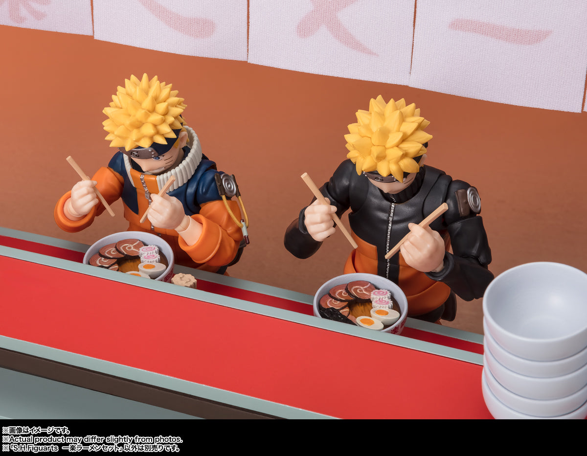 S.H.Figuarts Naruto Shipuuden - ICHIRAKU RAMEN SET -