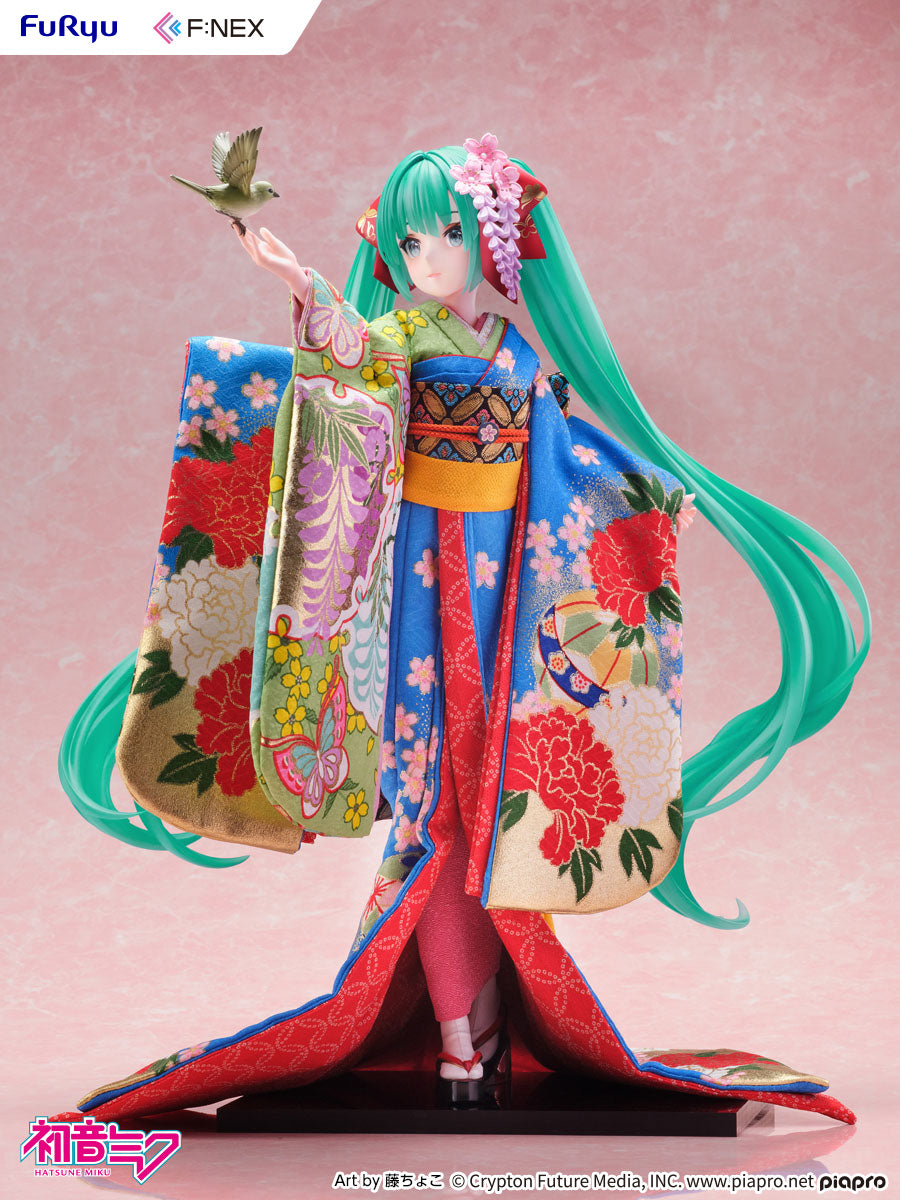 PRE ORDER Furyu Hatsune Miku -Japanese Doll- 1/4 Scale Figure