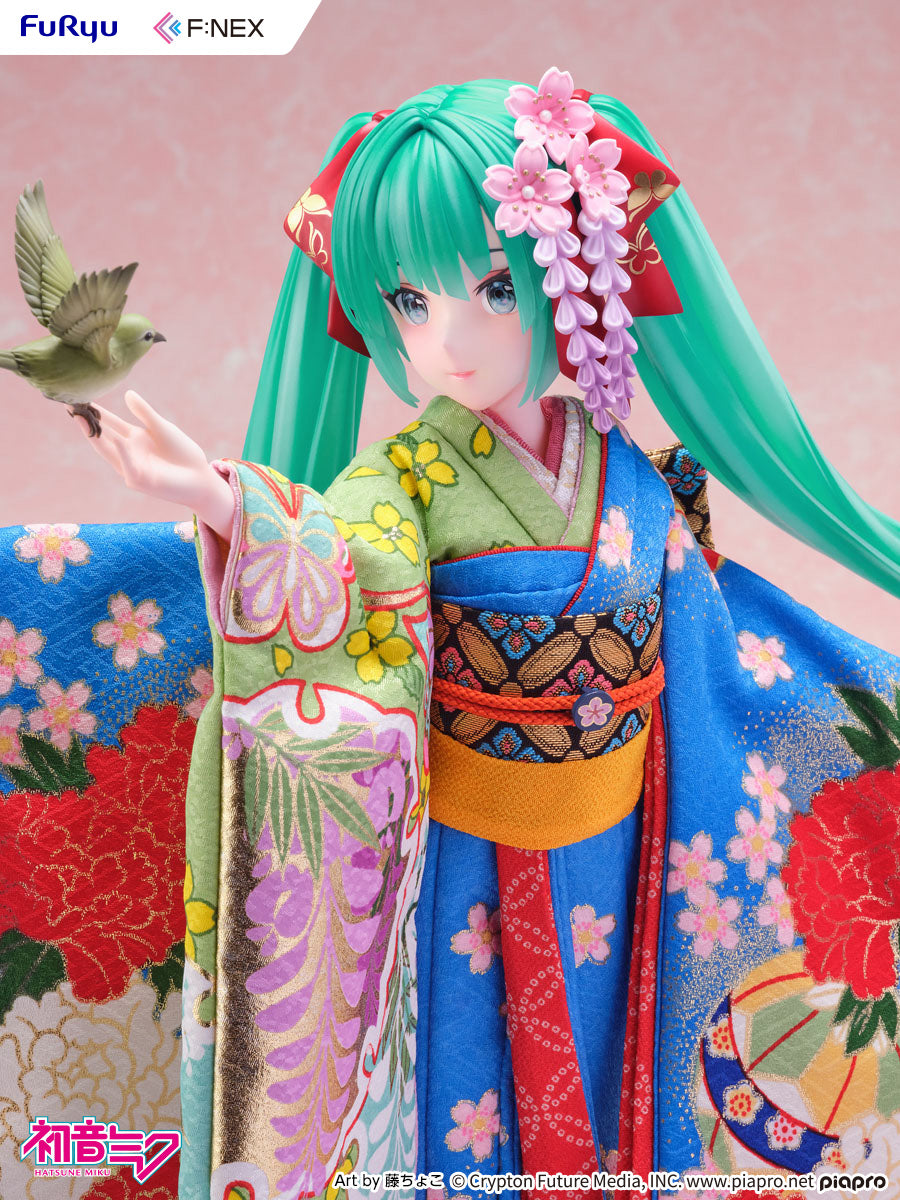 PRE ORDER Furyu Hatsune Miku -Japanese Doll- 1/4 Scale Figure