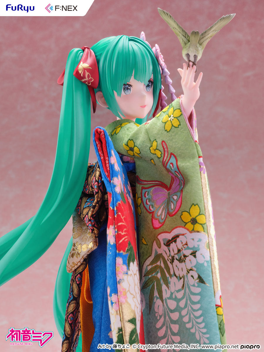 PRE ORDER Furyu Hatsune Miku -Japanese Doll- 1/4 Scale Figure