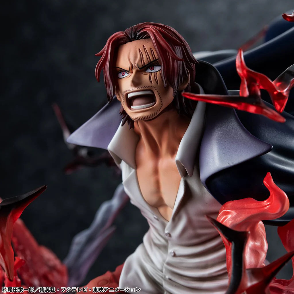 PRE ORDER Portrait.Of.Pirates ONE PIECE “SA-MAXIMUM” - Leader of Red Hair Pirates Red-Haired Shanks Kamusari