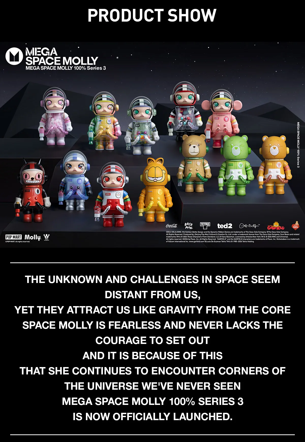 POP MART Mega Space Molly 100% Series 3 Blind Box (Whole Set)