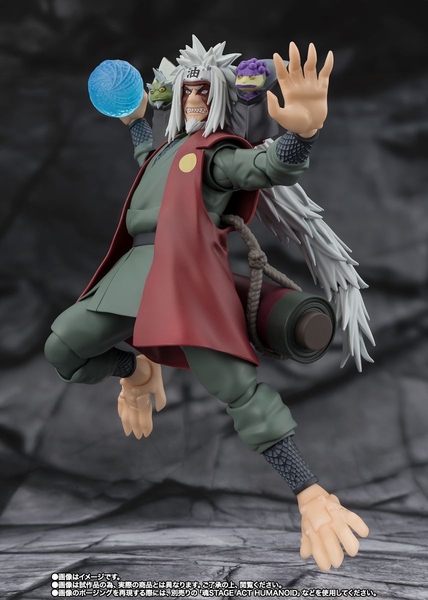 PRE ORDER S.H.Figuarts Naruto Shippuden - JIRAIYA Hidden Leaf Heroic Master Sage (Sage Mode Set)