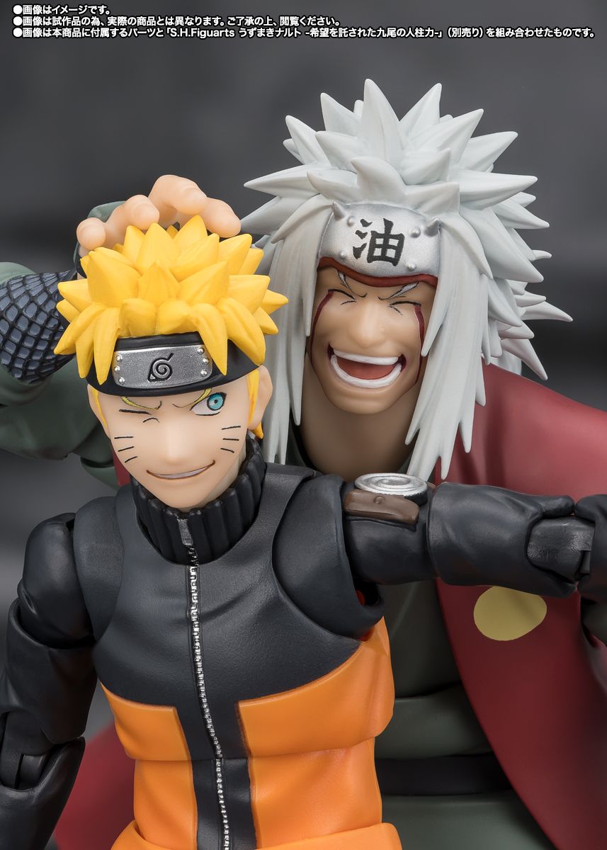 PRE ORDER S.H.Figuarts Naruto Shippuden - JIRAIYA Hidden Leaf Heroic Master Sage (Sage Mode Set)