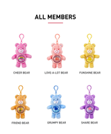 Carebears Cozy life Plush pendant (Whole Set)