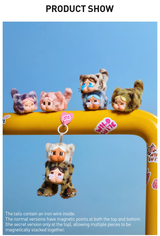 POP MART CryBaby Wild but Cutie Series - Vinyl Plush Pendant Blind Box (Whole Set)