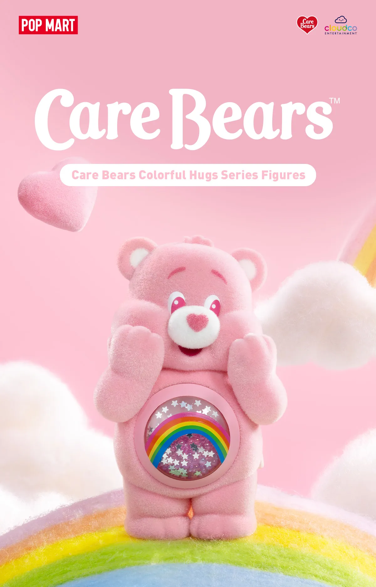 Care Bears Colorful Hugs Series Figures (Whole Set)