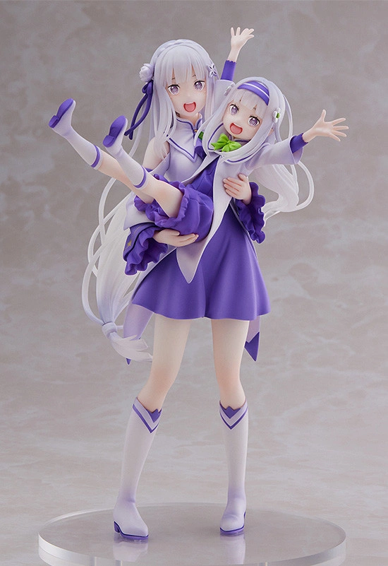 Re:ZERO -Starting Life in Another World- Figure Emilia & Childhood Emilia