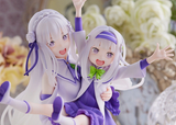 Re:ZERO -Starting Life in Another World- Figure Emilia & Childhood Emilia