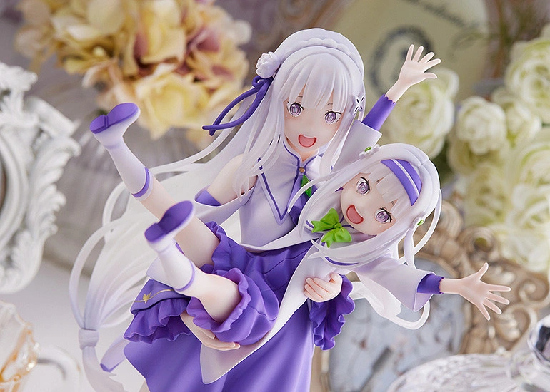 Re:ZERO -Starting Life in Another World- Figure Emilia & Childhood Emilia