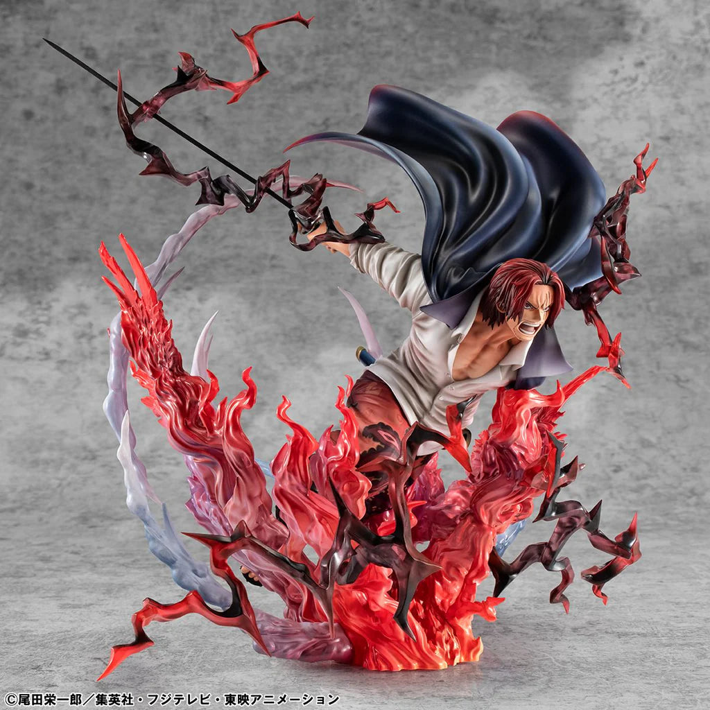 PRE ORDER Portrait.Of.Pirates ONE PIECE “SA-MAXIMUM” - Leader of Red Hair Pirates Red-Haired Shanks Kamusari