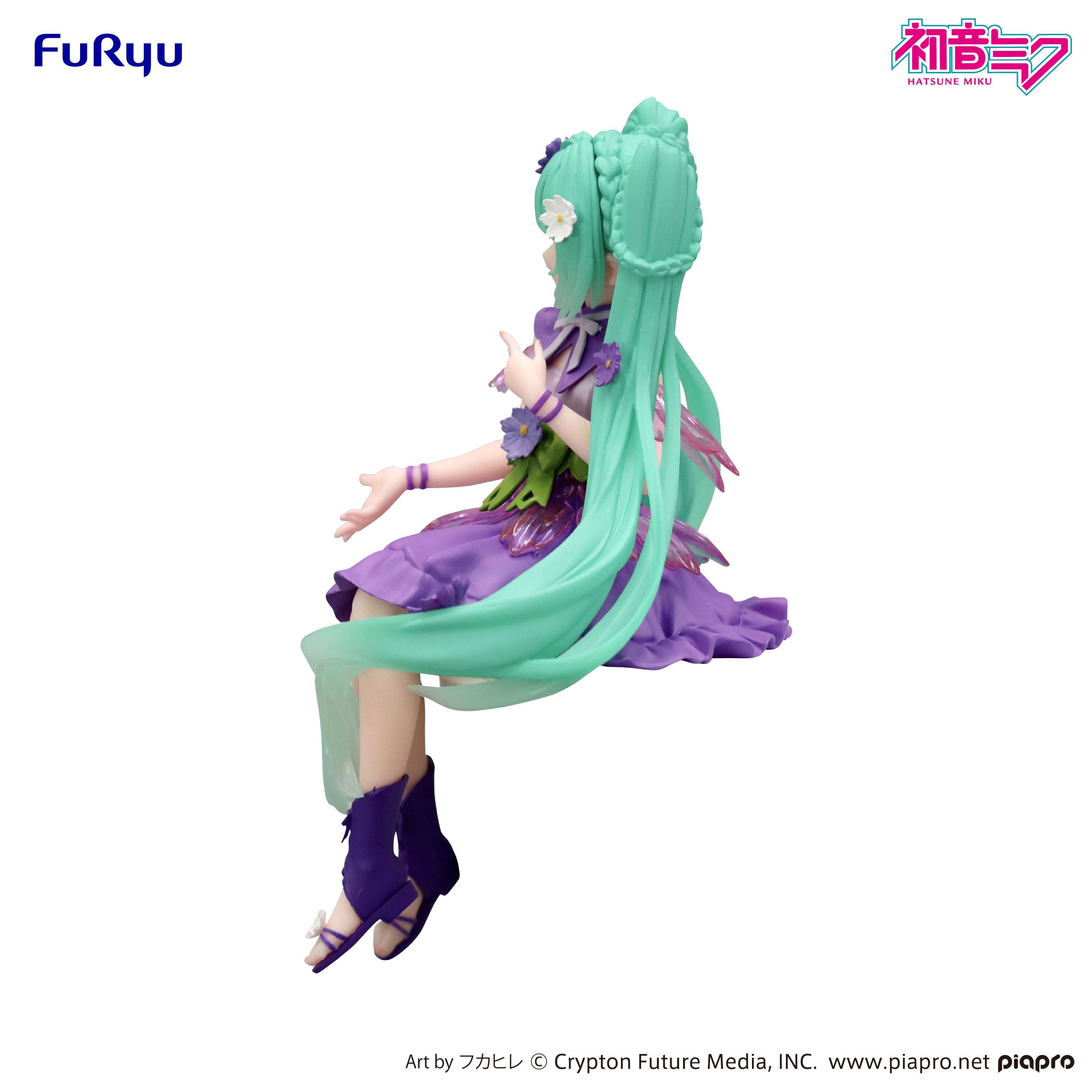 Noodle Stopper Figure Hatsune Miku - Flower Fairy Cosmos Purple Color ver.
