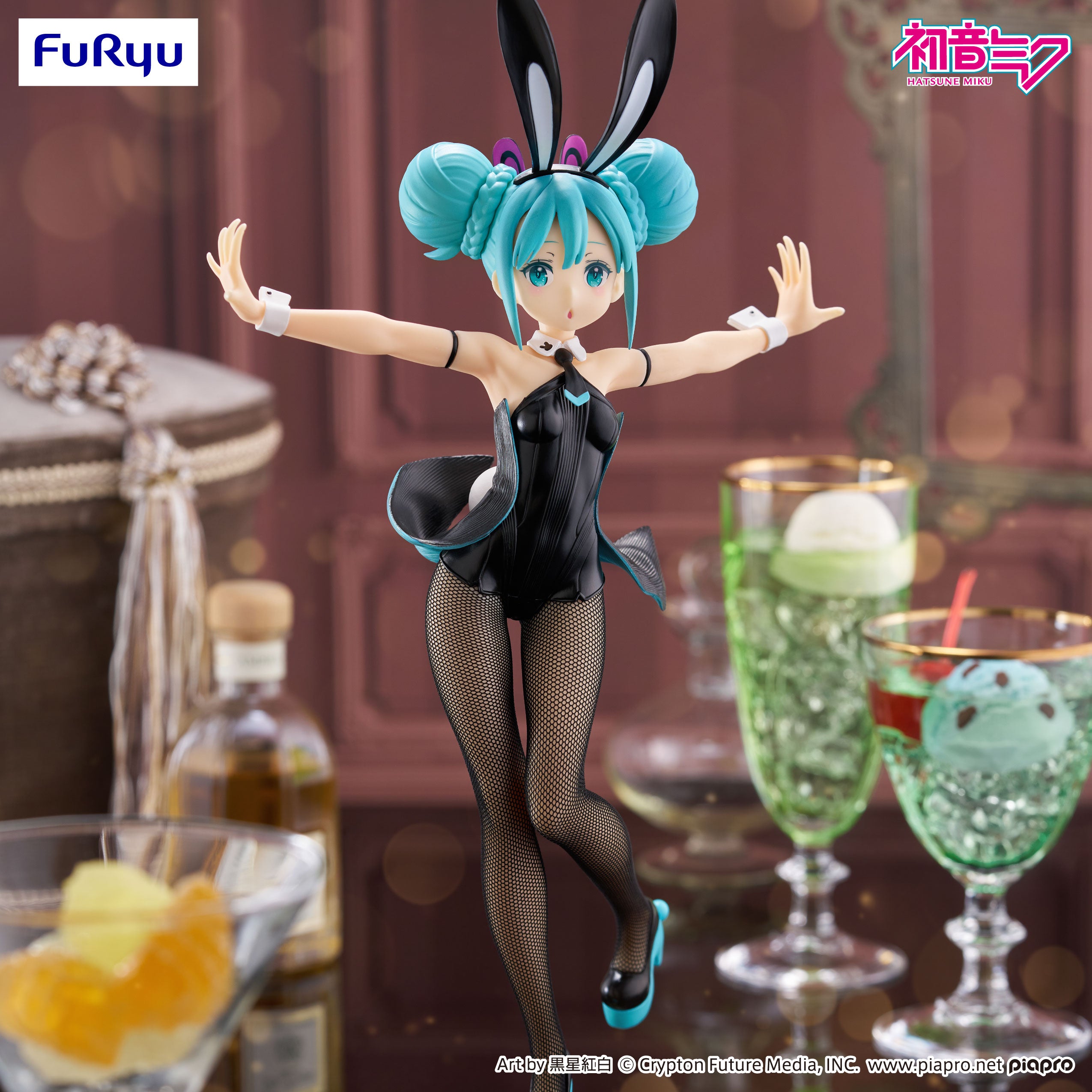 PRE ORDER BiCute Bunnies Figure Hatsune Miku - Hatsune Miku (Black Color Ver.)