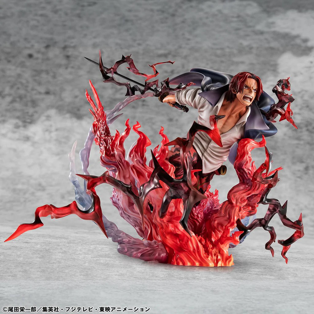 PRE ORDER Portrait.Of.Pirates ONE PIECE “SA-MAXIMUM” - Leader of Red Hair Pirates Red-Haired Shanks Kamusari