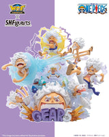 PRE ORDER ONE PIECE WORLD COLLECTABLE FIGURE PREMIUM MONKEY D.LUFFY GEAR5 SPECIAL x S.H Figuarts Monkey D. Luffy WCF Gear 5