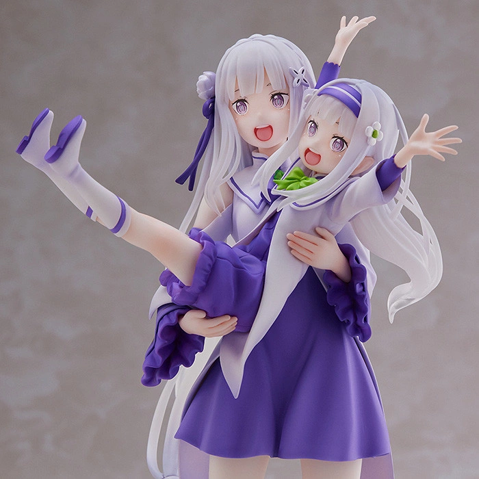 Re:ZERO -Starting Life in Another World- Figure Emilia & Childhood Emilia