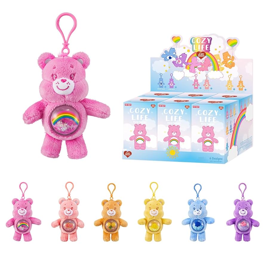 Carebears Cozy life Plush pendant (Whole Set)