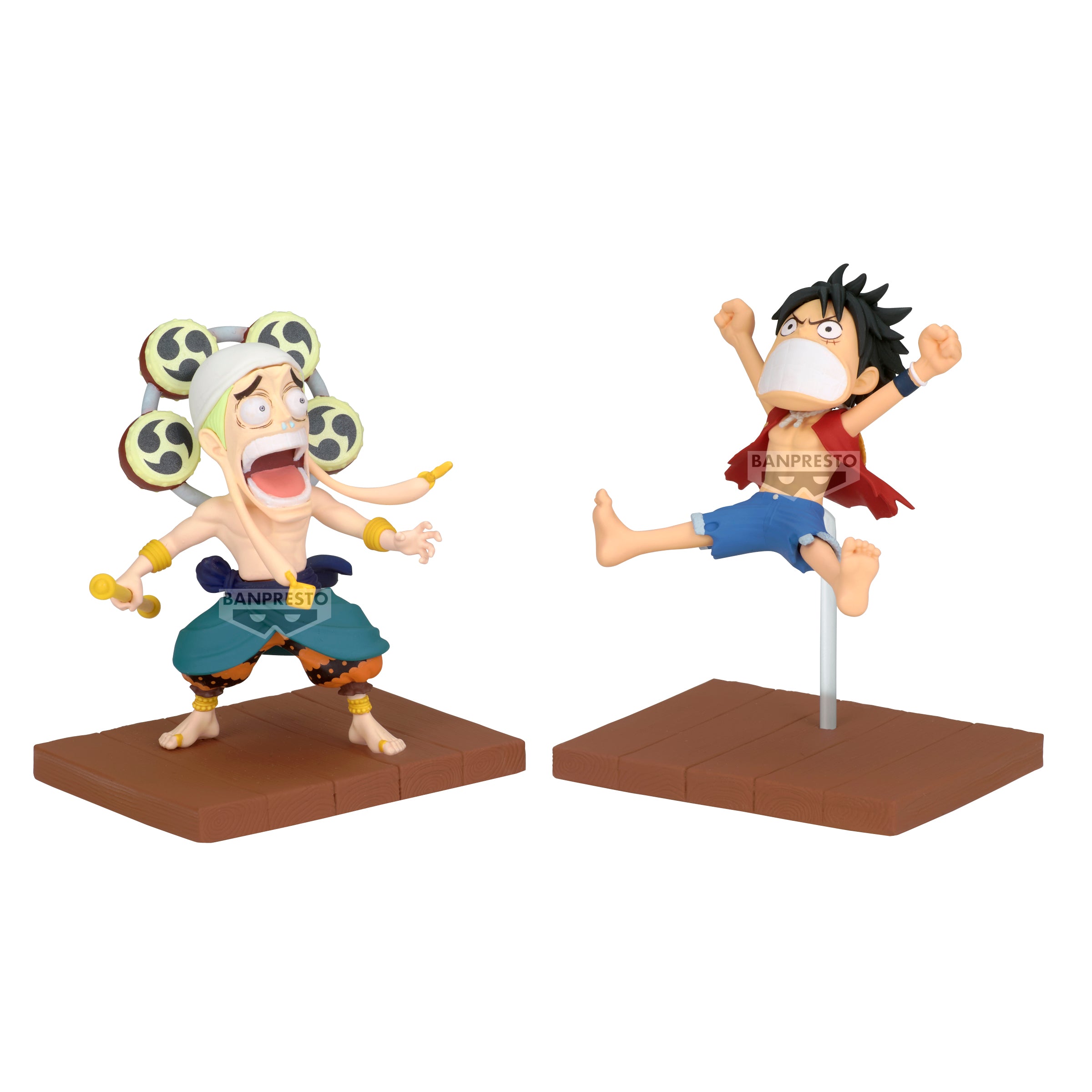 WORLD COLLECTIBLE One Piece Log Stories - Monkey D. Luffy & Enel -