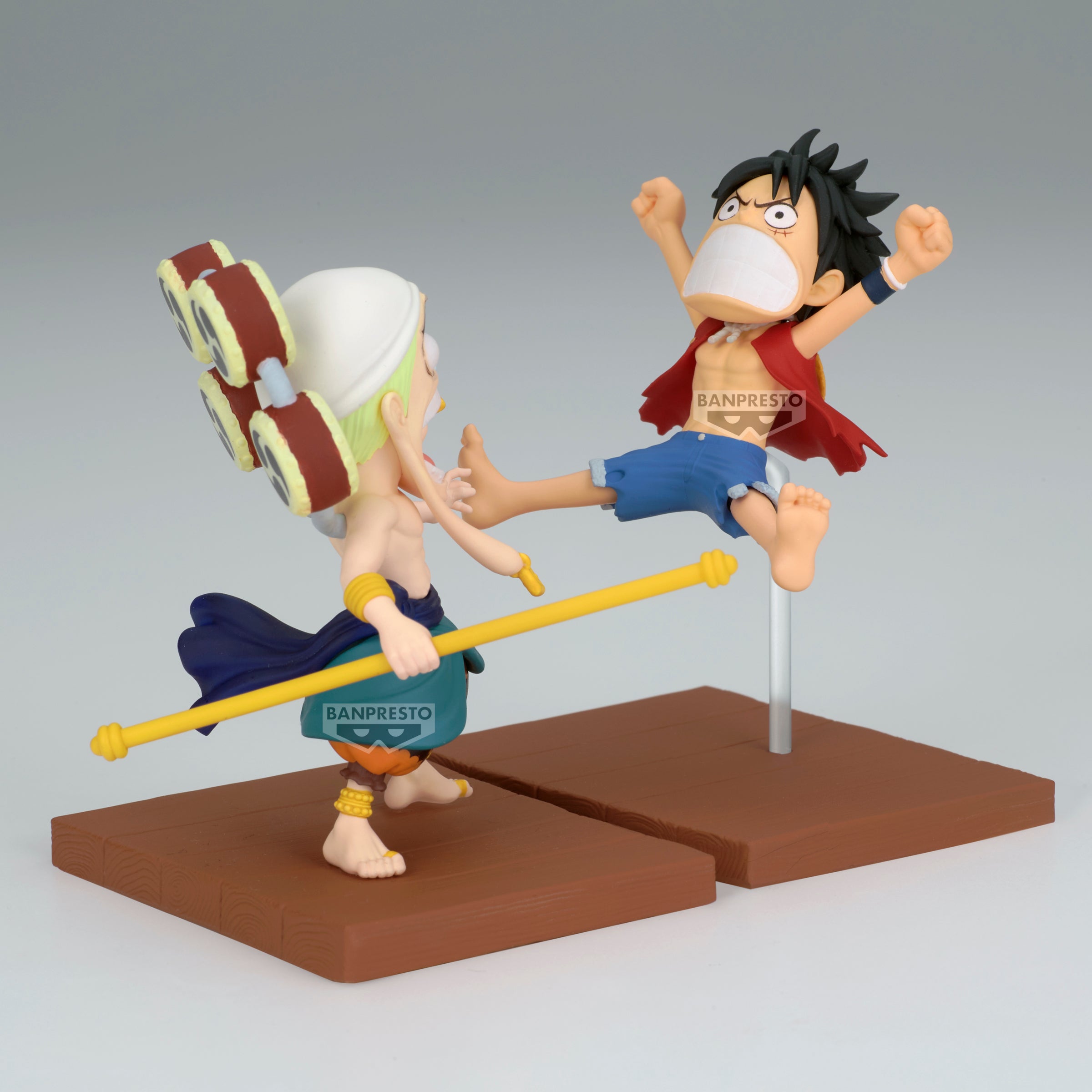 WORLD COLLECTIBLE One Piece Log Stories - Monkey D. Luffy & Enel -