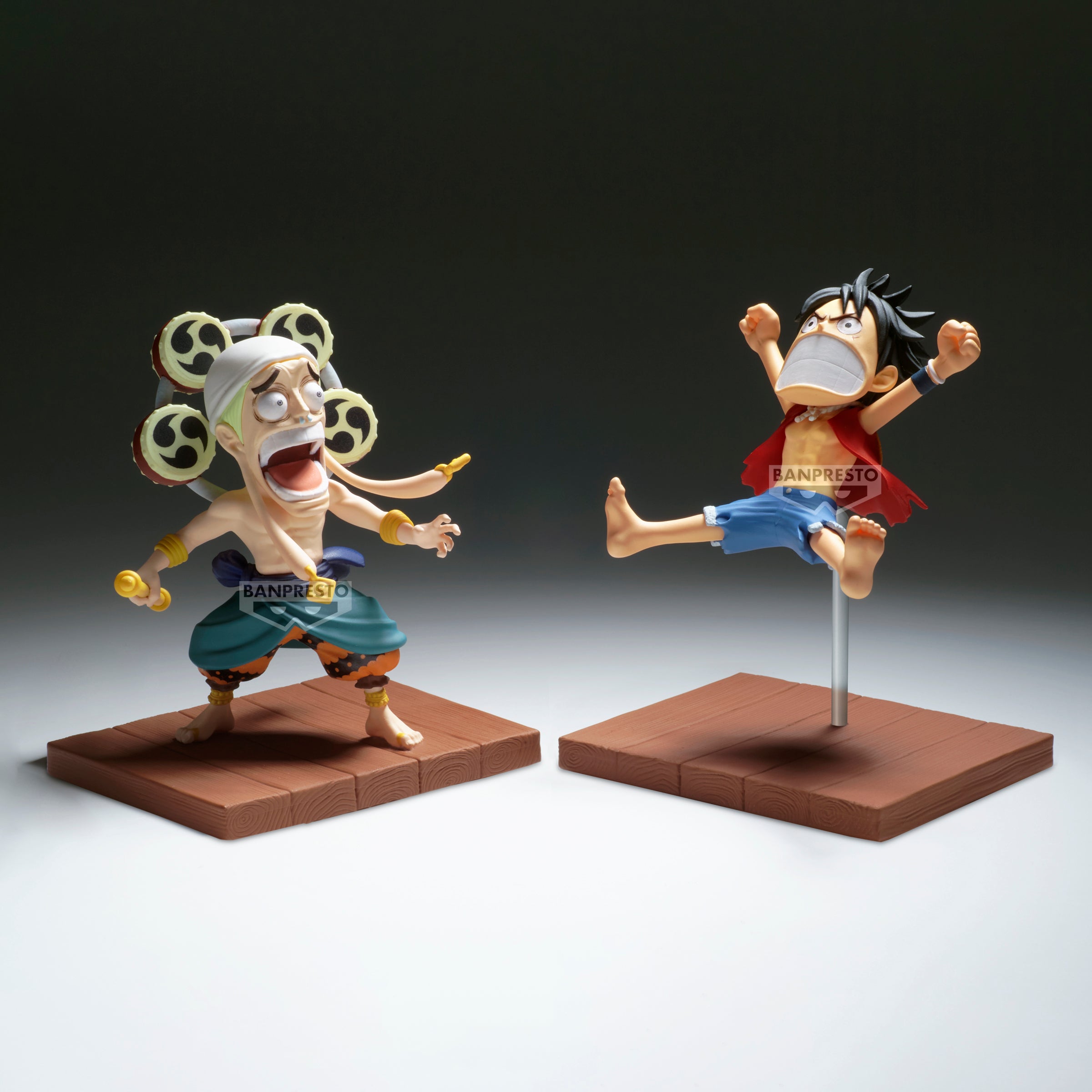 WORLD COLLECTIBLE One Piece Log Stories - Monkey D. Luffy & Enel -