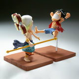 WORLD COLLECTIBLE One Piece Log Stories - Monkey D. Luffy & Enel -