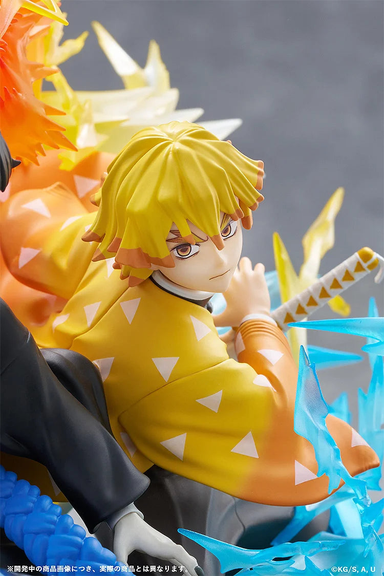 PRE ORDER [VIP] ANIPLEX Demon Slayer Kimetsu no Yaiba - Zenitsu Agatsuma & Kaigaku Non-Scale Figure