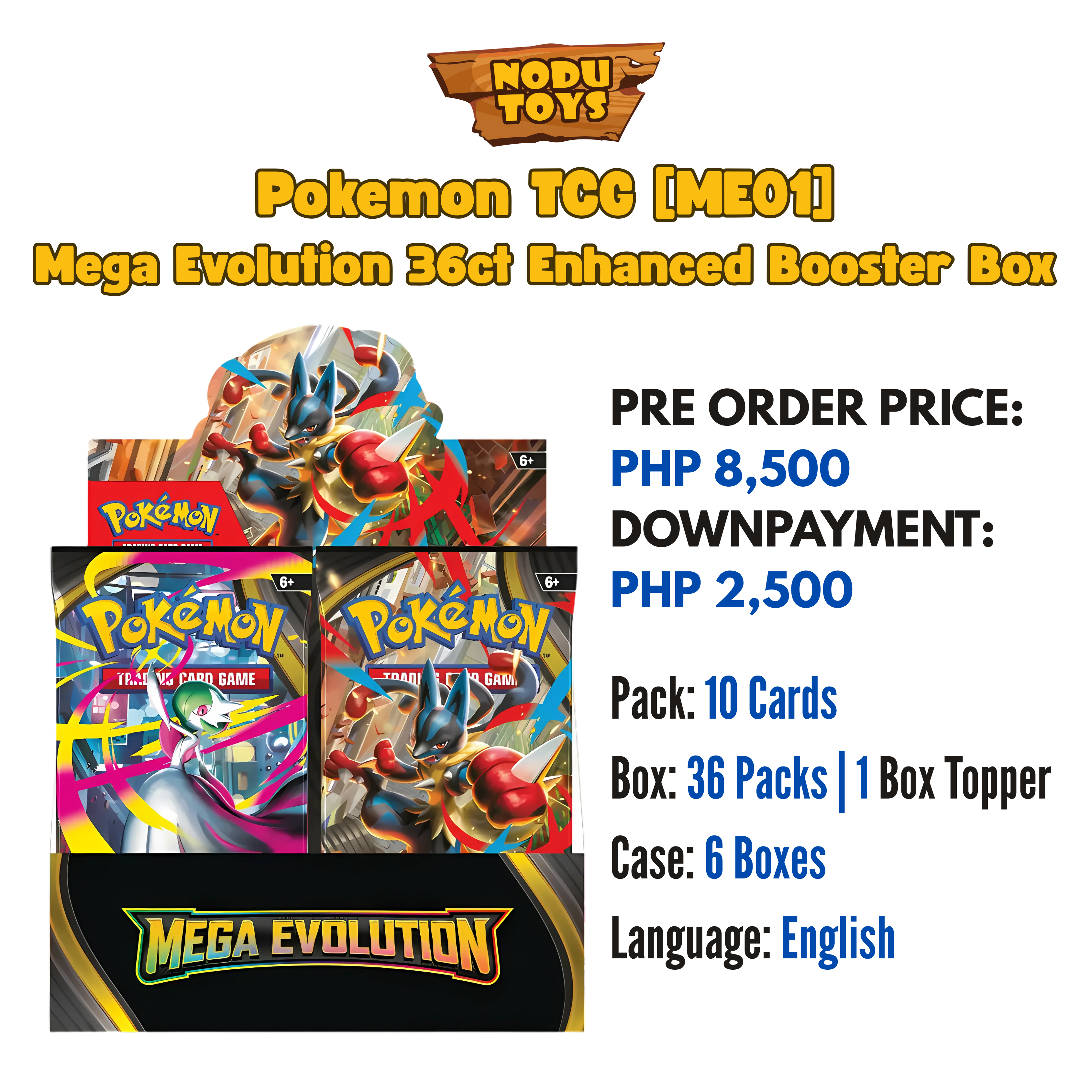 Pokemon TCG [ME01] Mega Evolution 36ct Enhanced Booster Box