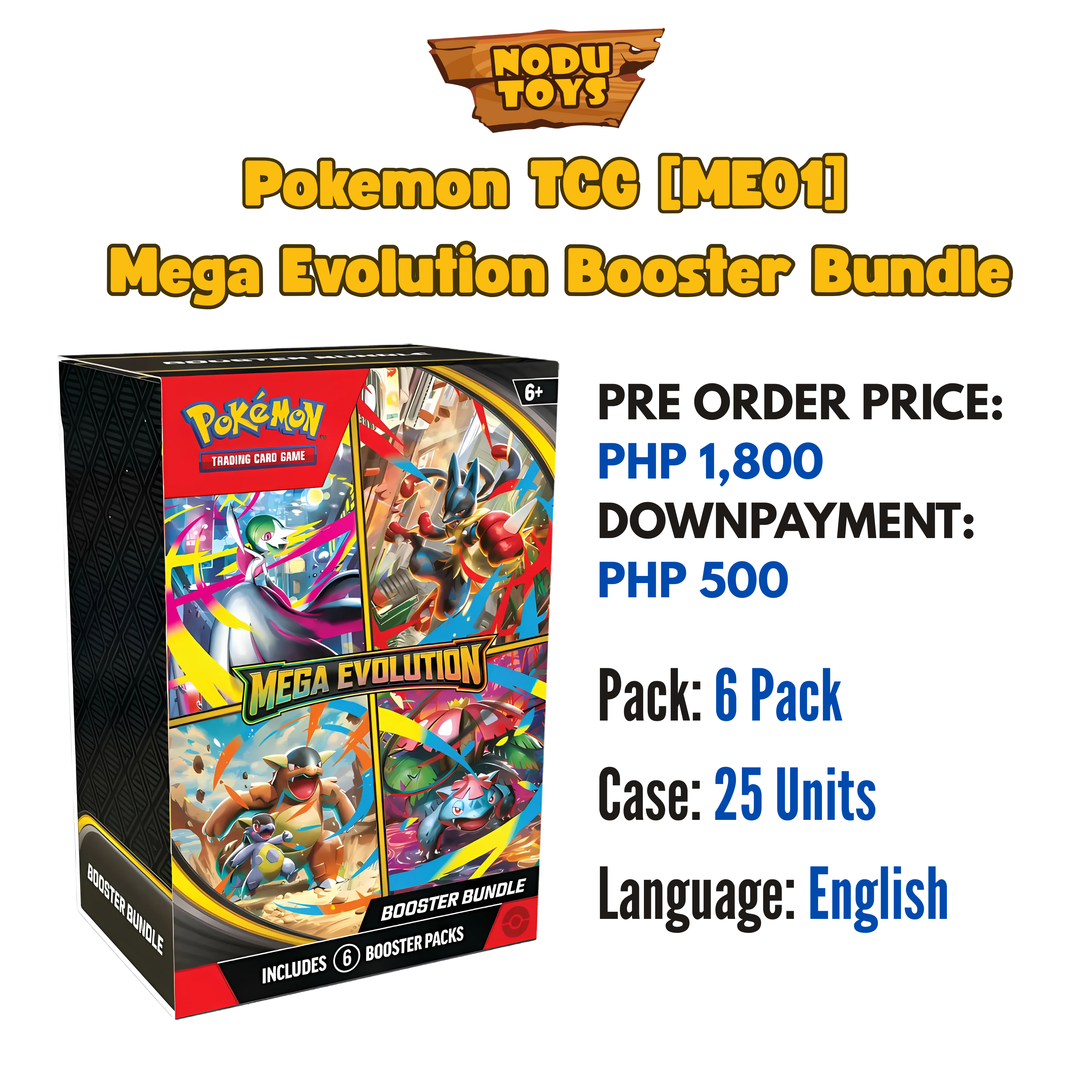 Pokemon TCG [ME01] Mega Evolution Booster Bundle