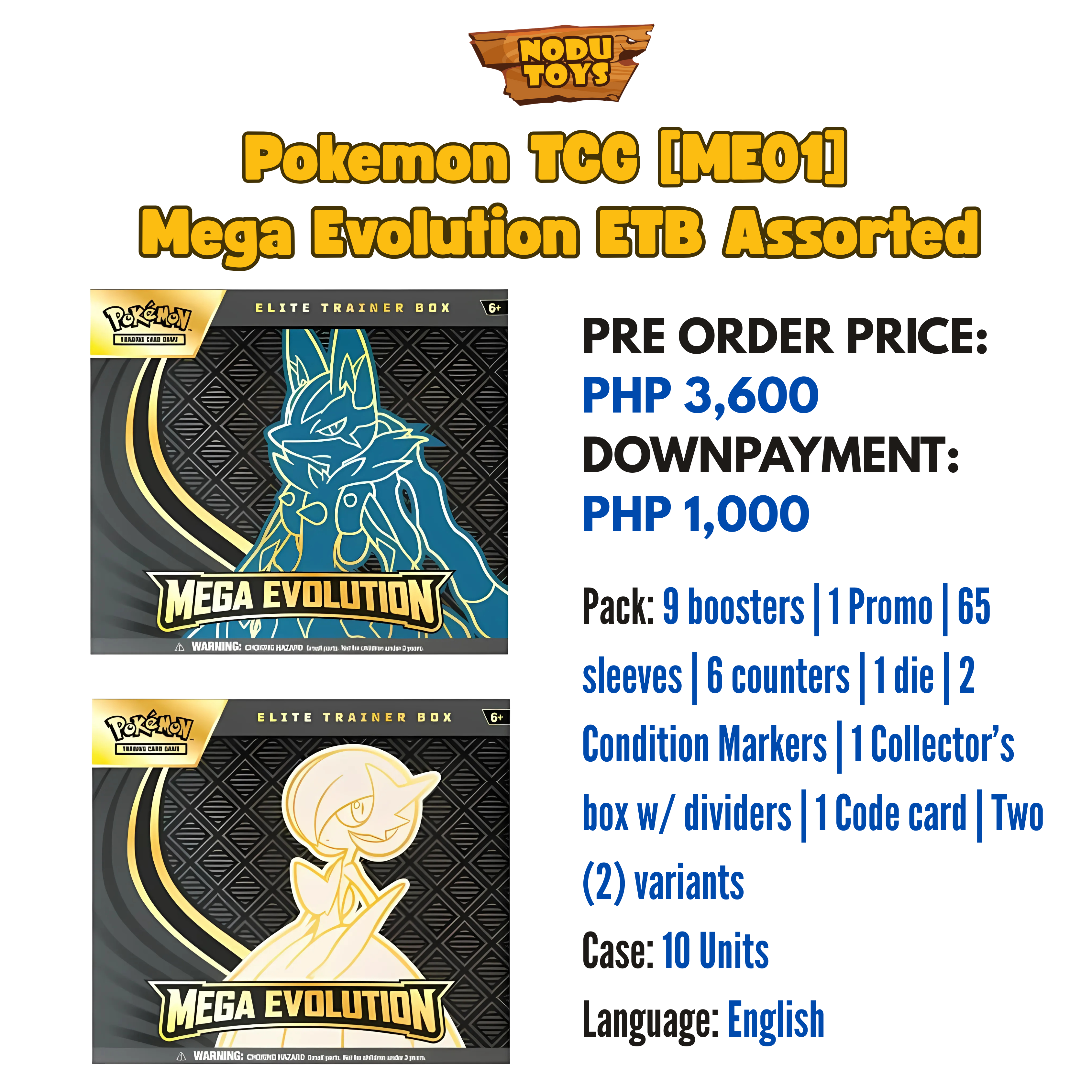 Pokemon TCG [ME01] Mega Evolution ETB Assorted