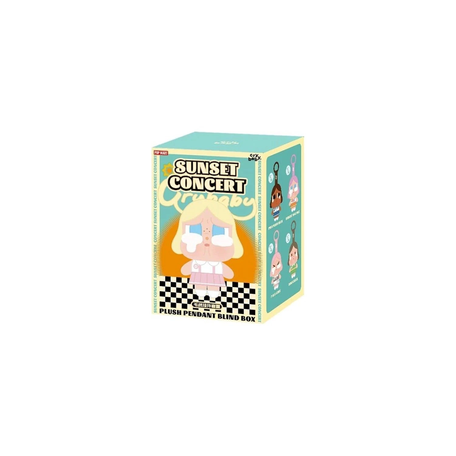 Pop Mart Cry Baby Sunset Concert Plush Pendant Blind Box (Single Box)