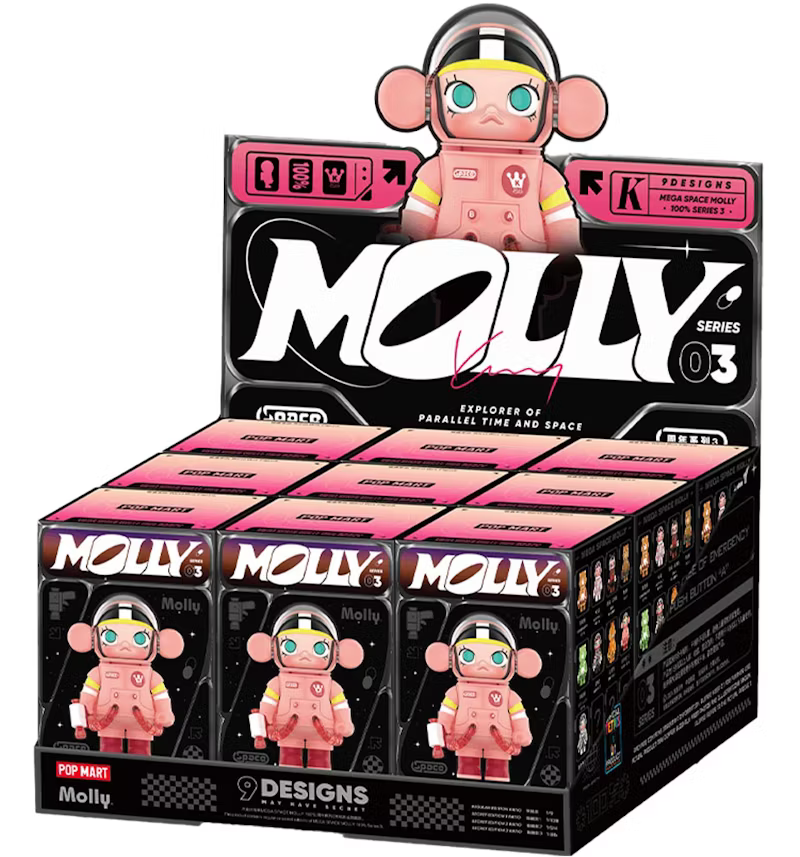 POP MART Mega Space Molly 100% Series 3 Blind Box (Whole Set)