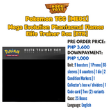 PRE ORDER Pokemon TCG [ME02] Mega Evolution Phantasmal Flames Elite Trainer Box [ETB]
