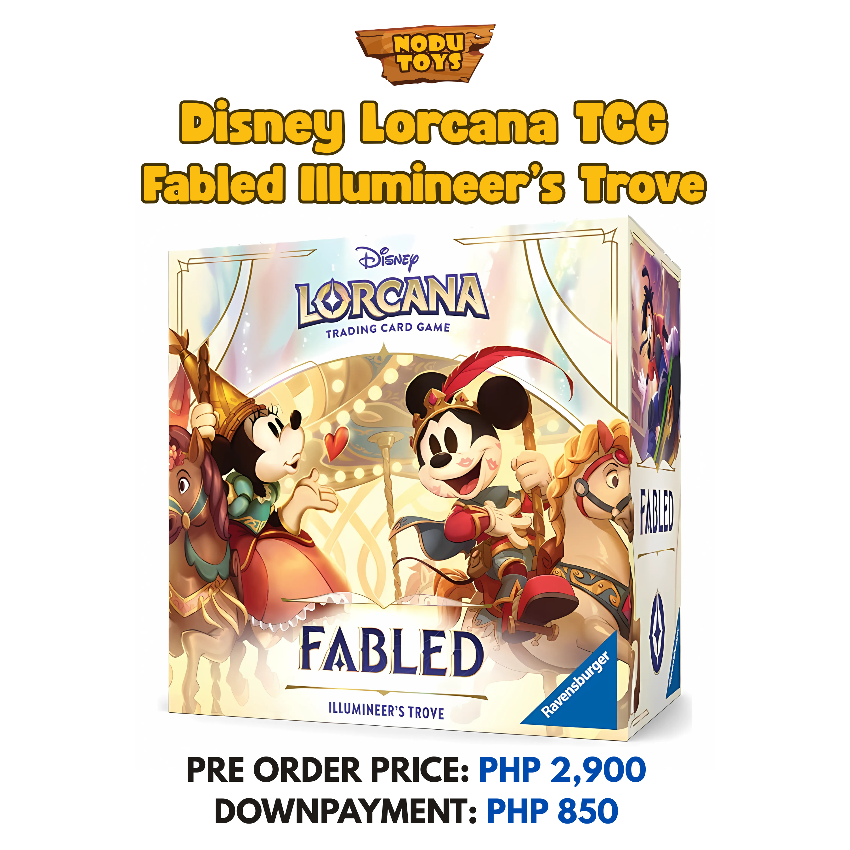 PRE ORDER Disney Lorcana TCG: Fabled Illumineer’s Trove