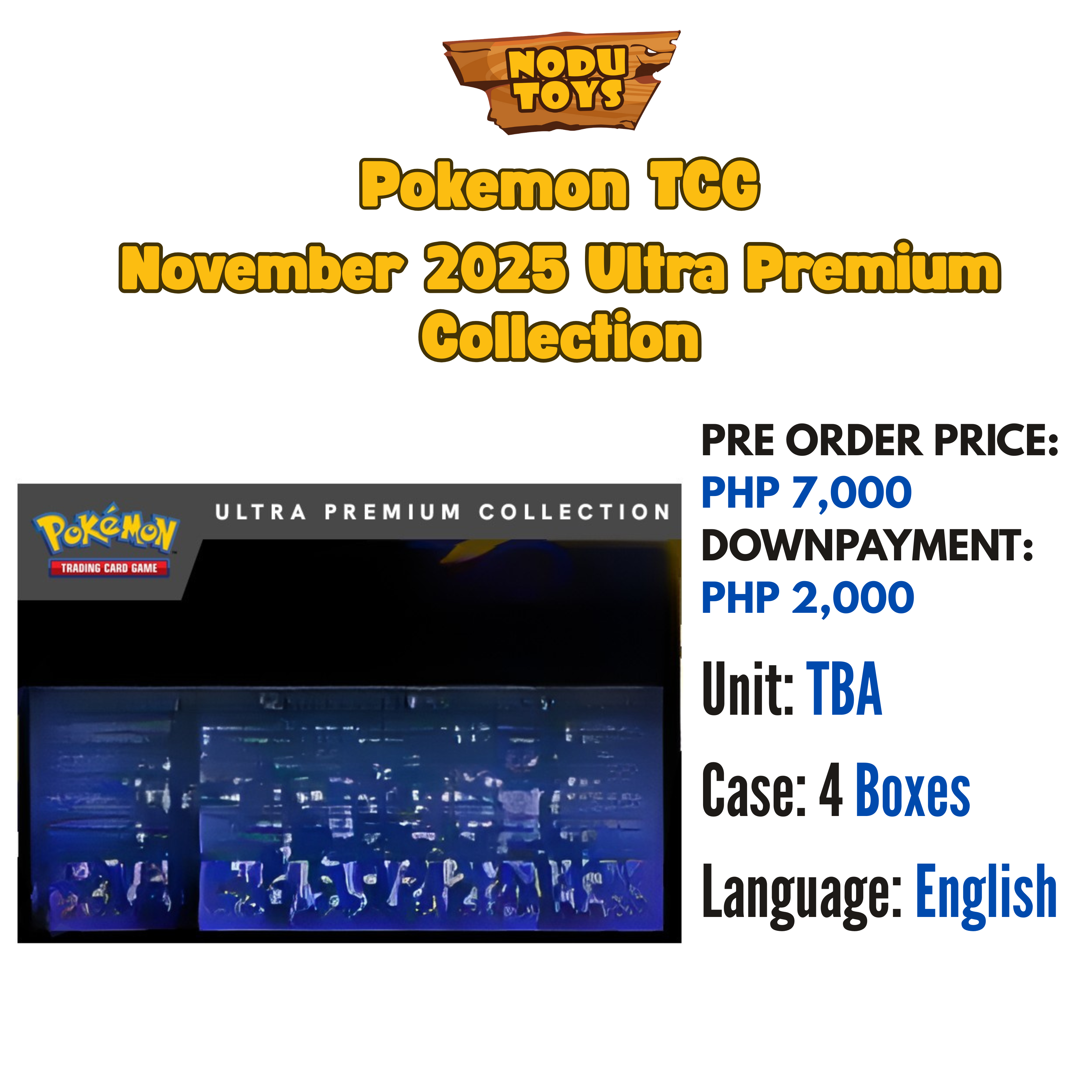 PRE ORDER Pokemon TCG November 2025 Ultra Premium Collection